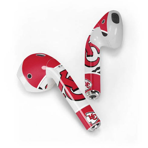 NFL Kansas City Chiefs Zone Block Apple AirPods Skin