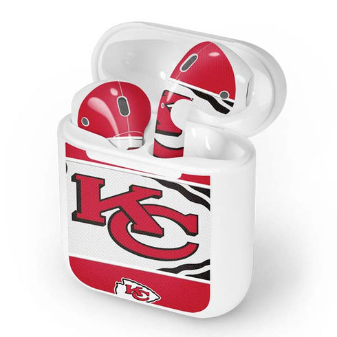 NFL Kansas City Chiefs Zone Block Apple AirPods Skin