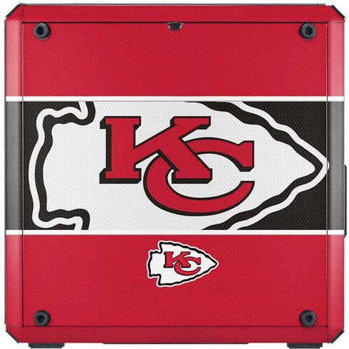 NFL Kansas City Chiefs Zone Block Cooler Master MasterBox Q300L Mini Tower Skin