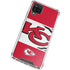 NFL Kansas City Chiefs Zone Block Galaxy A12 Clear Case
