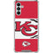 NFL Kansas City Chiefs Zone Block Galaxy A13 5G Clear Case
