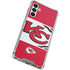 NFL Kansas City Chiefs Zone Block Galaxy A13 5G Clear Case