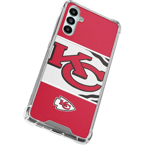 NFL Kansas City Chiefs Zone Block Galaxy A15 5G Clear Case