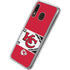 NFL Kansas City Chiefs Zone Block Galaxy A20 Clear Case