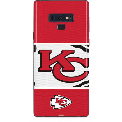 NFL Kansas City Chiefs Zone Block Galaxy Note 9 Skin