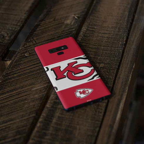 NFL Kansas City Chiefs Zone Block Galaxy Note 9 Skin