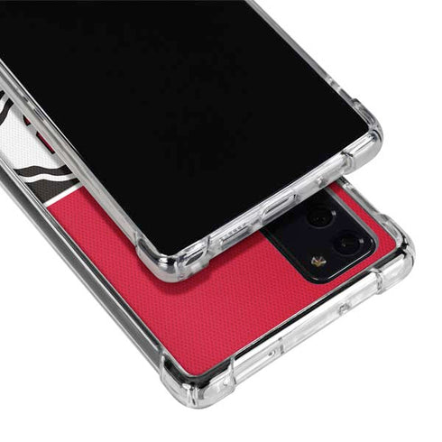 NFL Kansas City Chiefs Zone Block Galaxy Note20 5G Clear Case