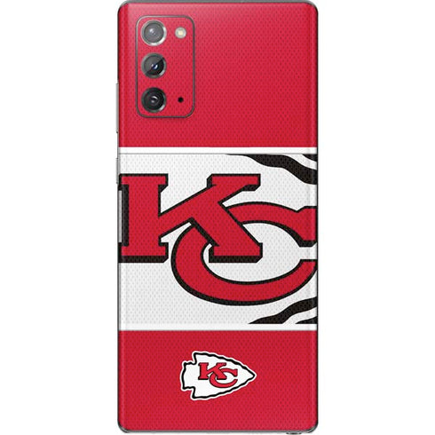 NFL Kansas City Chiefs Zone Block Galaxy Note20 5G Skin