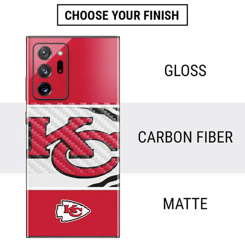 NFL Kansas City Chiefs Zone Block Galaxy Note20 Ultra 5G Skin