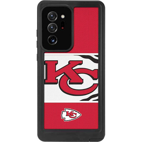 NFL Kansas City Chiefs Zone Block Galaxy Note20 Ultra 5G Waterproof Case