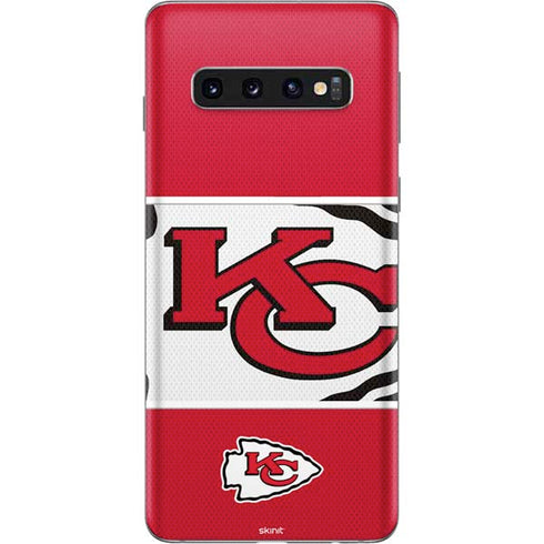 NFL Kansas City Chiefs Zone Block Galaxy S10 Skin