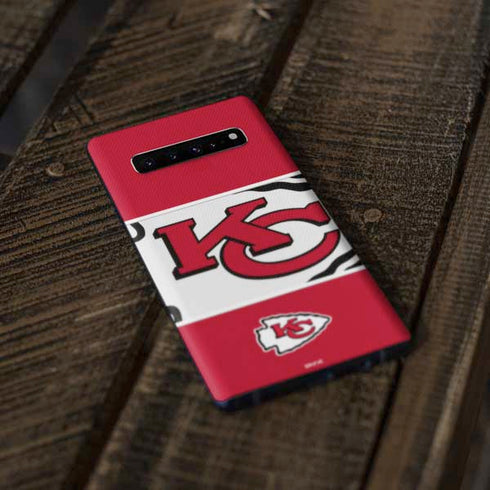 NFL Kansas City Chiefs Zone Block Galaxy S10 Skin
