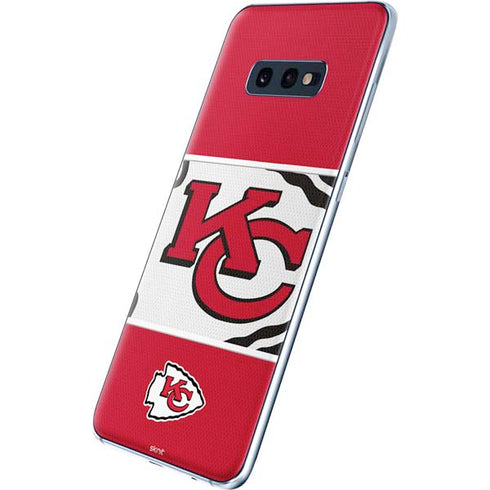 NFL Kansas City Chiefs Zone Block Galaxy S10e Skin