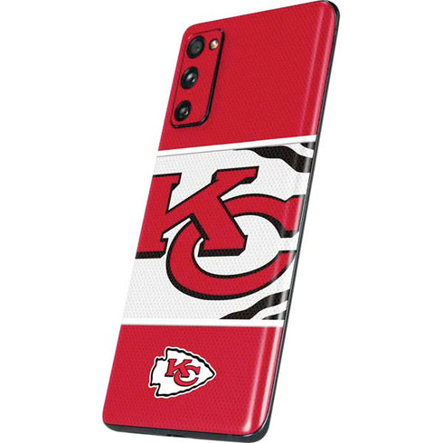 NFL Kansas City Chiefs Zone Block Galaxy S20 Fan Edition Skin