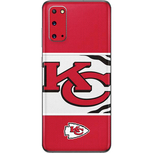 NFL Kansas City Chiefs Zone Block Galaxy S20 Skin
