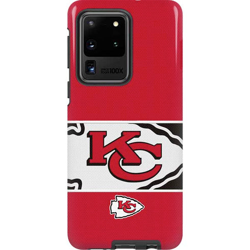 NFL Kansas City Chiefs Zone Block Galaxy S20 Ultra 5G Pro Case