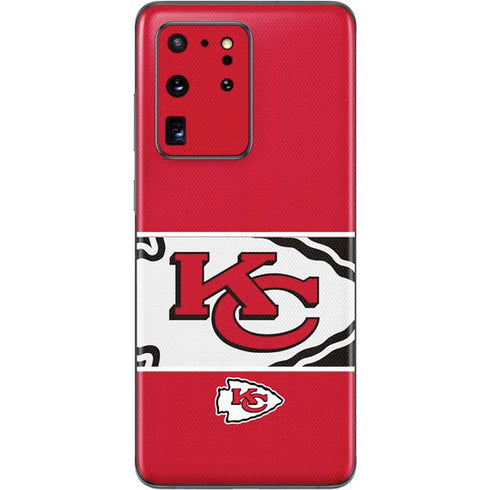 NFL Kansas City Chiefs Zone Block Galaxy S20 Ultra 5G Skin