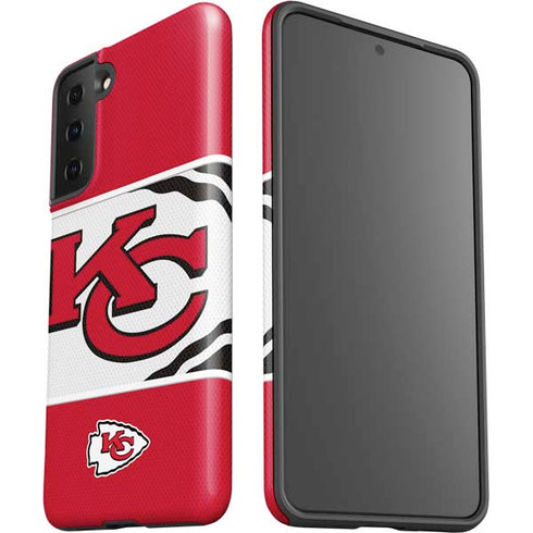 NFL Kansas City Chiefs Zone Block Galaxy S21 FE Pro Case