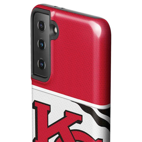 NFL Kansas City Chiefs Zone Block Galaxy S21 Plus 5G Pro Case