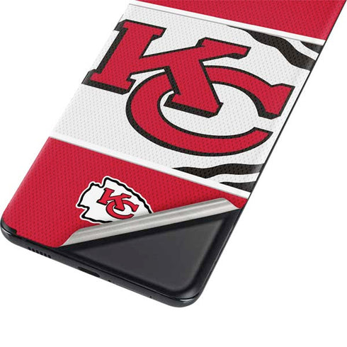 NFL Kansas City Chiefs Zone Block Galaxy S21 Plus 5G Skin