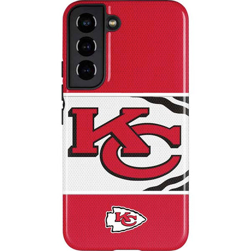 NFL Kansas City Chiefs Zone Block Galaxy S22 Pro Case