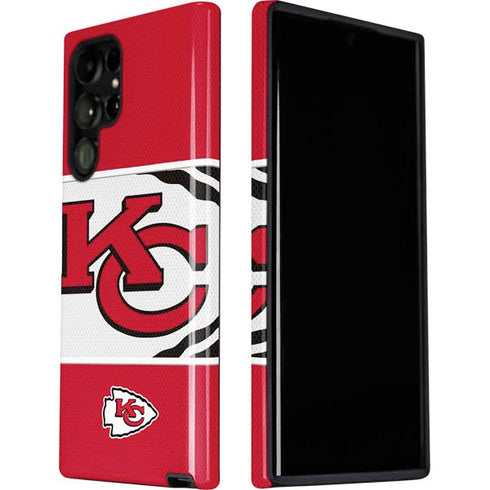 NFL Kansas City Chiefs Zone Block Galaxy S22 Ultra Pro Case