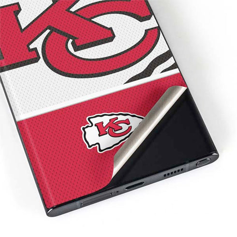 NFL Kansas City Chiefs Zone Block Galaxy S22 Ultra Skin