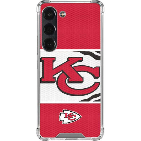 NFL Kansas City Chiefs Zone Block Galaxy S23 Clear Case