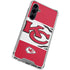 NFL Kansas City Chiefs Zone Block Galaxy S23 FE Clear Case