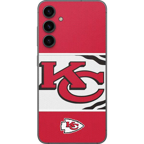 NFL Kansas City Chiefs Zone Block Galaxy S23 FE Skin