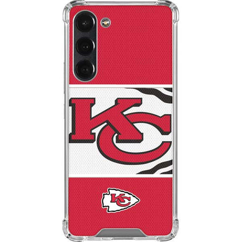 NFL Kansas City Chiefs Zone Block Galaxy S23 Plus Clear Case