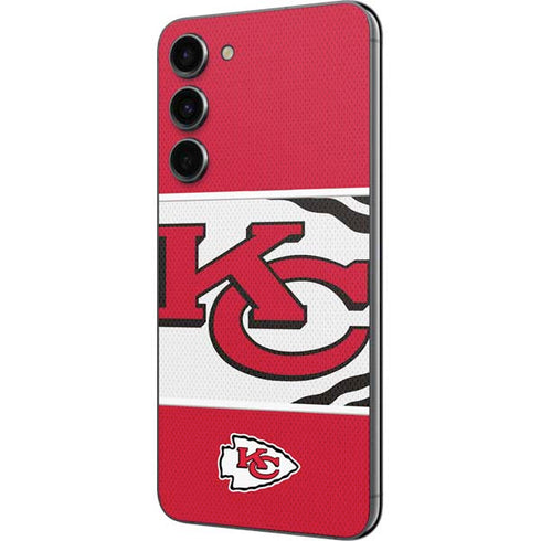 NFL Kansas City Chiefs Zone Block Galaxy S23 Plus Skin