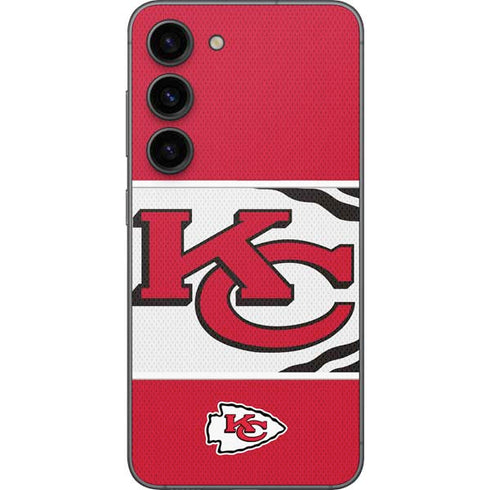 NFL Kansas City Chiefs Zone Block Galaxy S23 Skin