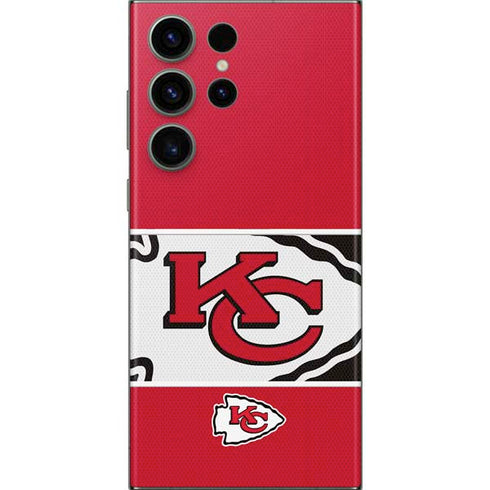 NFL Kansas City Chiefs Zone Block Galaxy S23 Ultra Skin