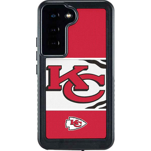 NFL Kansas City Chiefs Zone Block Galaxy S23 Waterproof Case