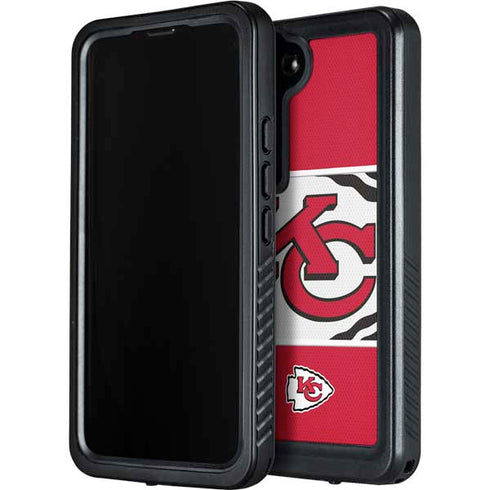 NFL Kansas City Chiefs Zone Block Galaxy S23 Waterproof Case