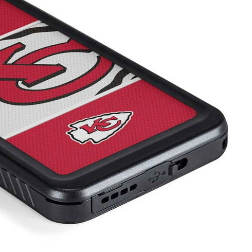NFL Kansas City Chiefs Zone Block Galaxy S23 Waterproof Case