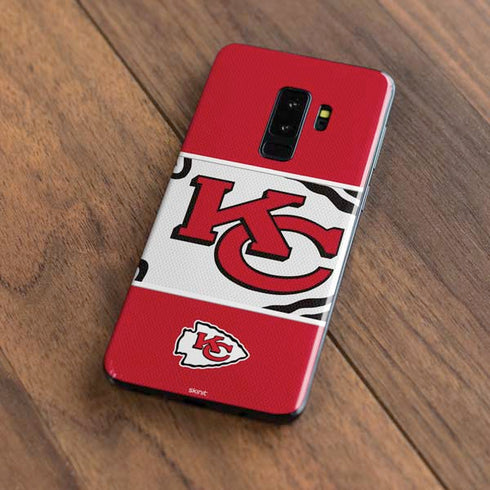 NFL Kansas City Chiefs Zone Block Galaxy S9 Plus Skin
