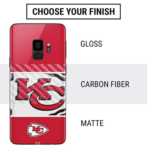 NFL Kansas City Chiefs Zone Block Galaxy S9 Skin