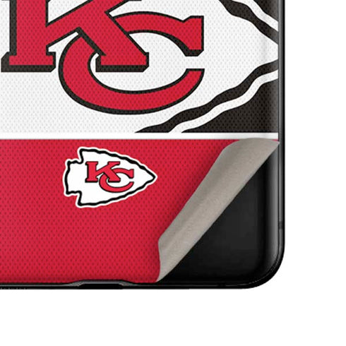 NFL Kansas City Chiefs Zone Block Galaxy Z Flip Skin