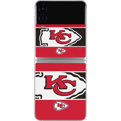 NFL Kansas City Chiefs Zone Block Galaxy Z Flip3 5G Skin