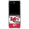 NFL Kansas City Chiefs Zone Block Galaxy Z Flip5 5G Clear Case
