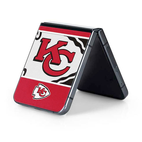 NFL Kansas City Chiefs Zone Block Galaxy Z Flip5 5G Skin