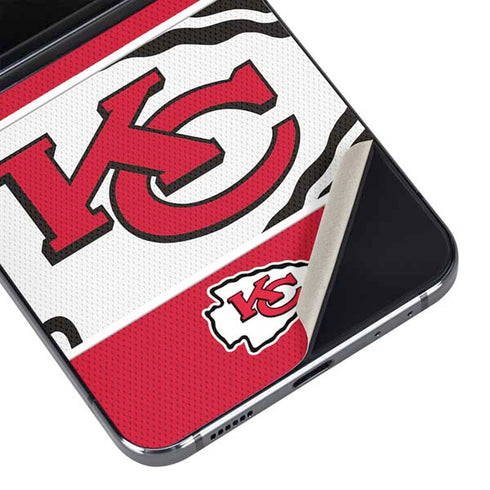 NFL Kansas City Chiefs Zone Block Galaxy Z Flip5 5G Skin