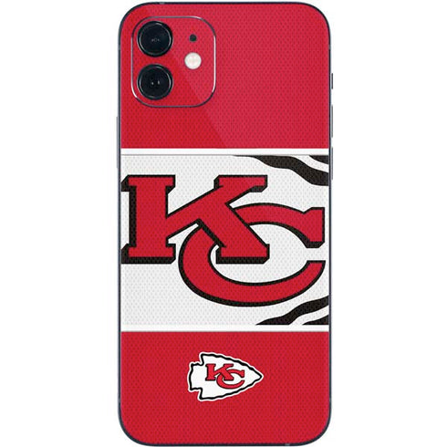 NFL Kansas City Chiefs Zone Block iPhone 12 Mini Skin