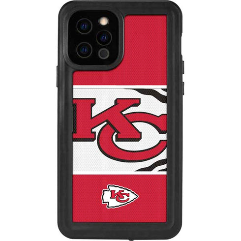 NFL Kansas City Chiefs Zone Block iPhone 12 Pro Waterproof Case