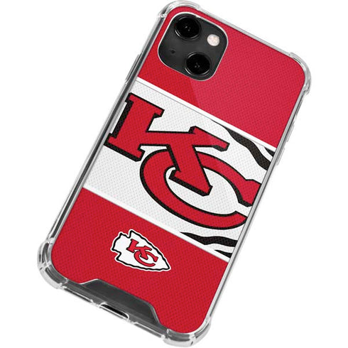 NFL Kansas City Chiefs Zone Block iPhone 14 Clear Case