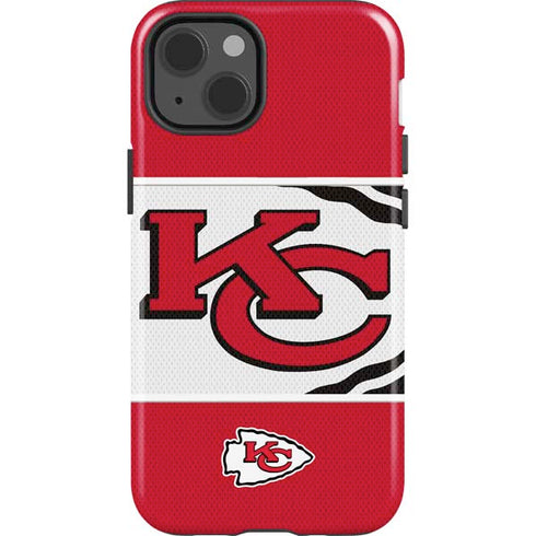 NFL Kansas City Chiefs Zone Block iPhone 15 Impact Case