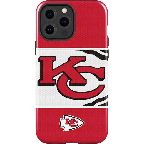 NFL Kansas City Chiefs Zone Block iPhone 15 Pro Max Impact Case