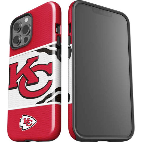 NFL Kansas City Chiefs Zone Block iPhone 15 Pro Max Impact Case